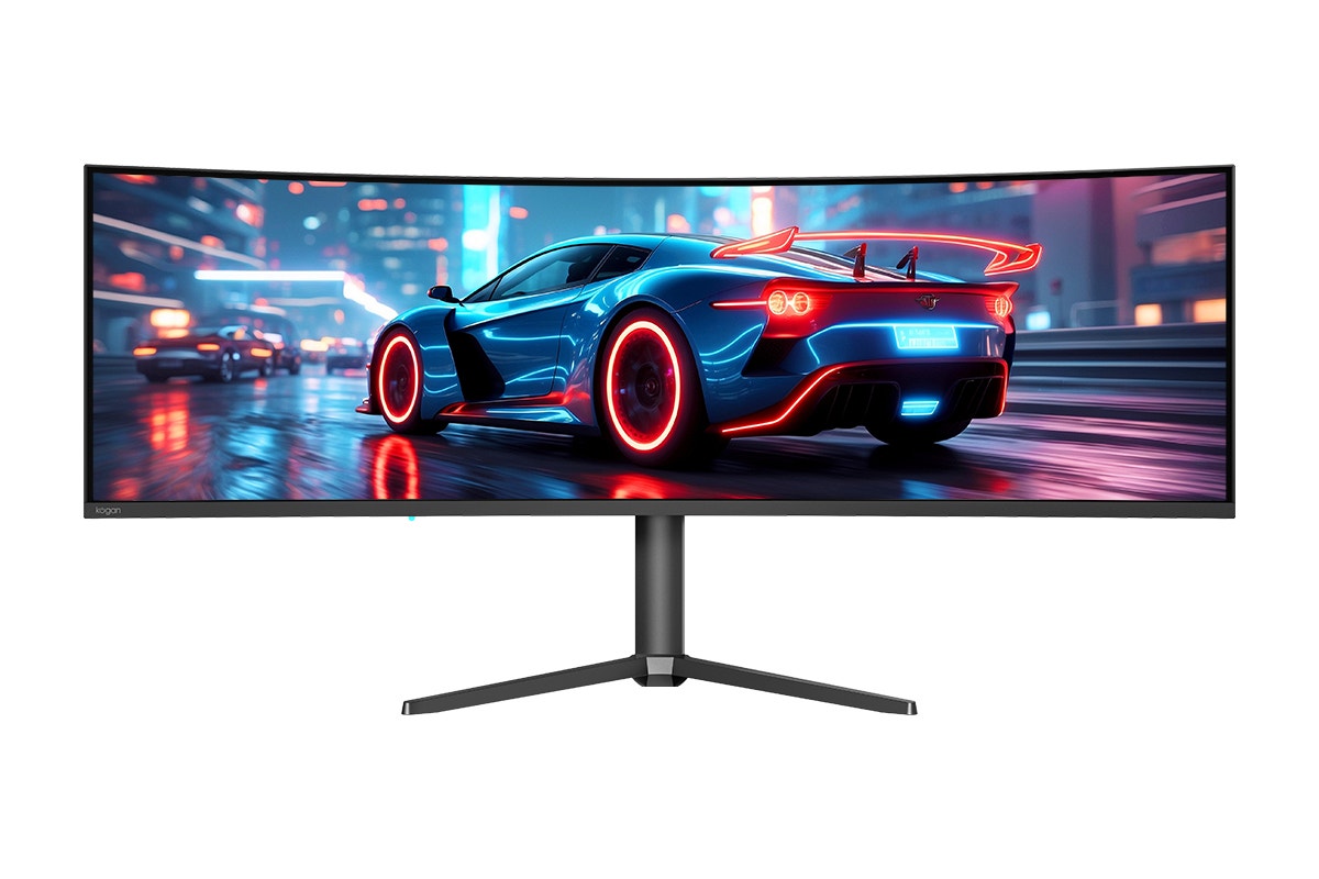 Kogan Infinity 49" Curved Ultrawide Dual QHD 5K 120Hz 1ms Freesync USB-C Gaming Monitor (5120 x 1440)