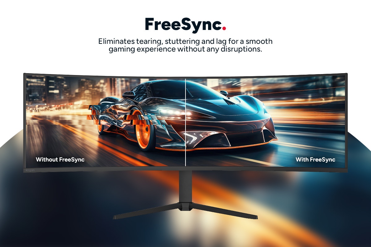 Kogan Infinity 49" Curved Ultrawide DFHD 144Hz FreeSync USB-C Monitor (3840 x 1080)
