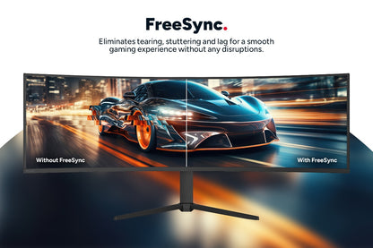 Kogan Infinity 49" Curved Ultrawide DFHD 144Hz FreeSync USB-C Monitor (3840 x 1080)