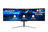 Kogan Infinity 49 Curved Ultrawide QD-OLED Dual QHD 5K 144Hz 0.03ms USB-C Gaming Monitor (5120x1440)