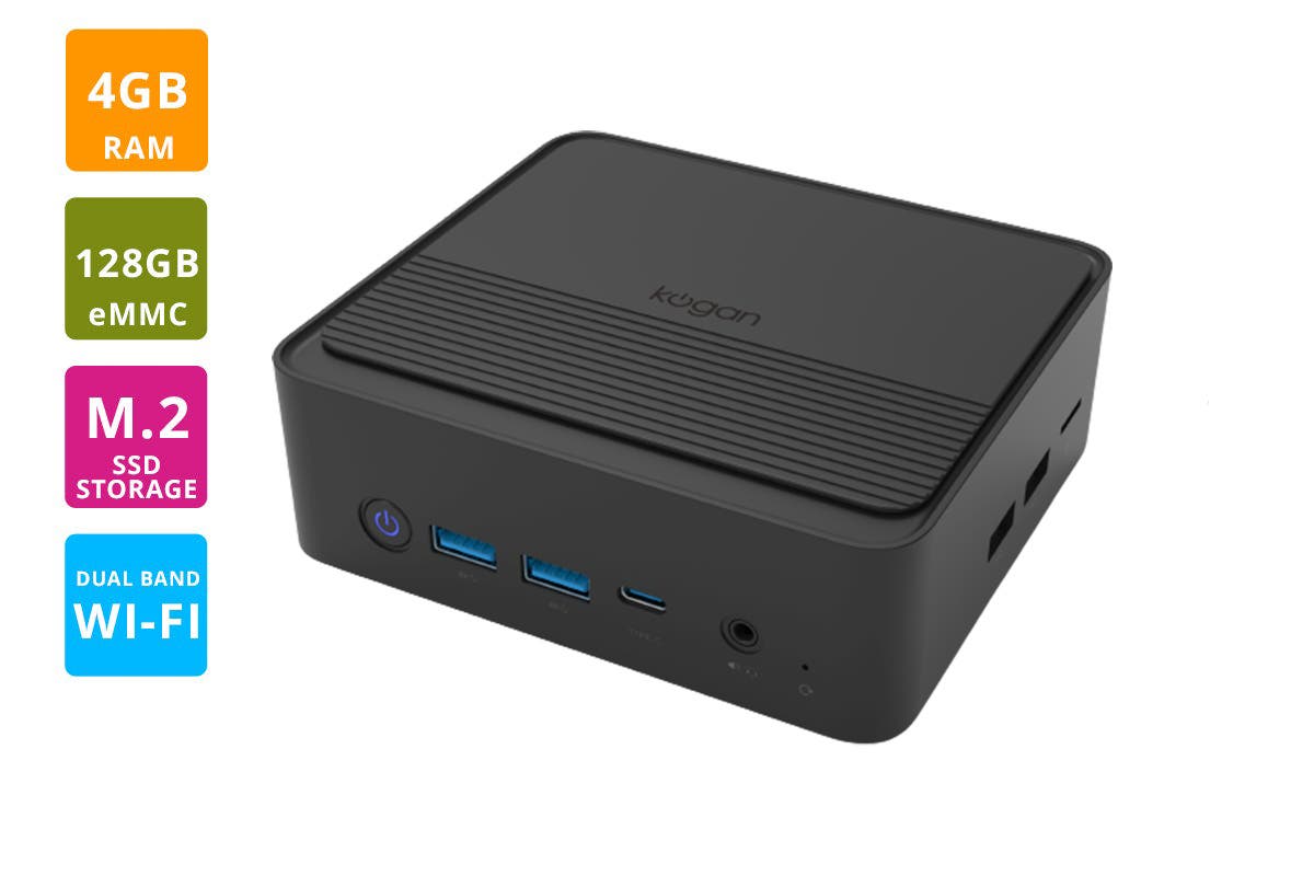 Kogan Atlas G800 Mini PC Pro with Windows 11 Pro (4GB, 128GB)