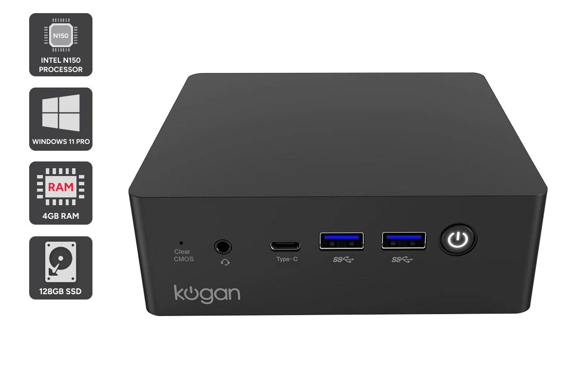 Kogan Atlas G900 Mini PC Pro with Windows 11 Pro (128GB)