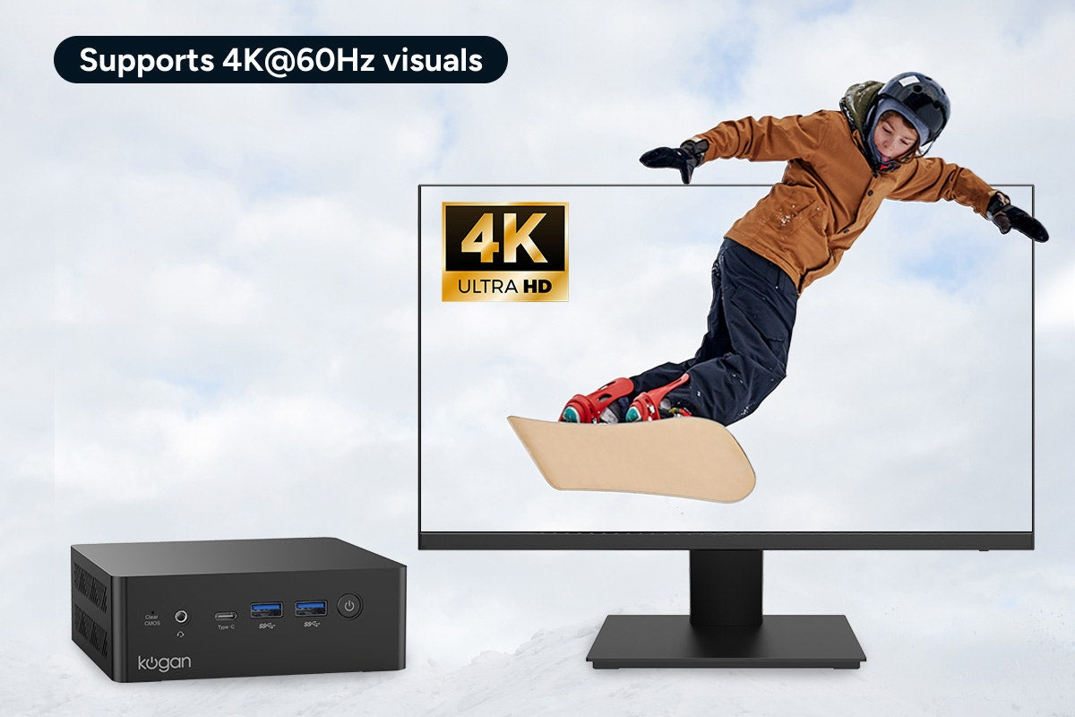 Kogan Atlas G900 Mini PC Pro with Windows 11 Pro (128GB)