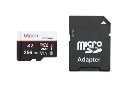 Kogan Extreme 256GB SDXC A2 V30 Micro SD Card