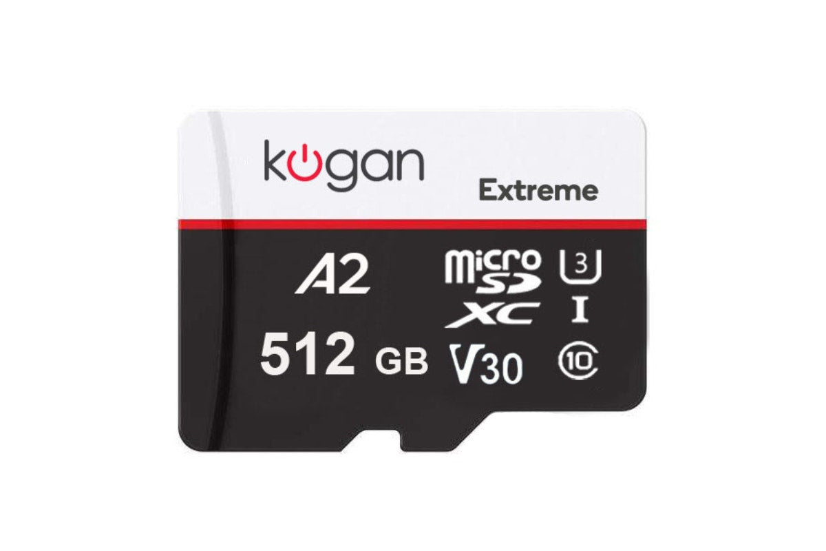 Kogan Extreme 512GB SDXC A2 V30 Micro SD Card