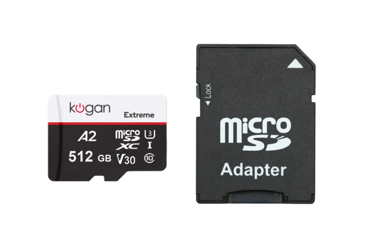 Kogan Extreme 512GB SDXC A2 V30 Micro SD Card