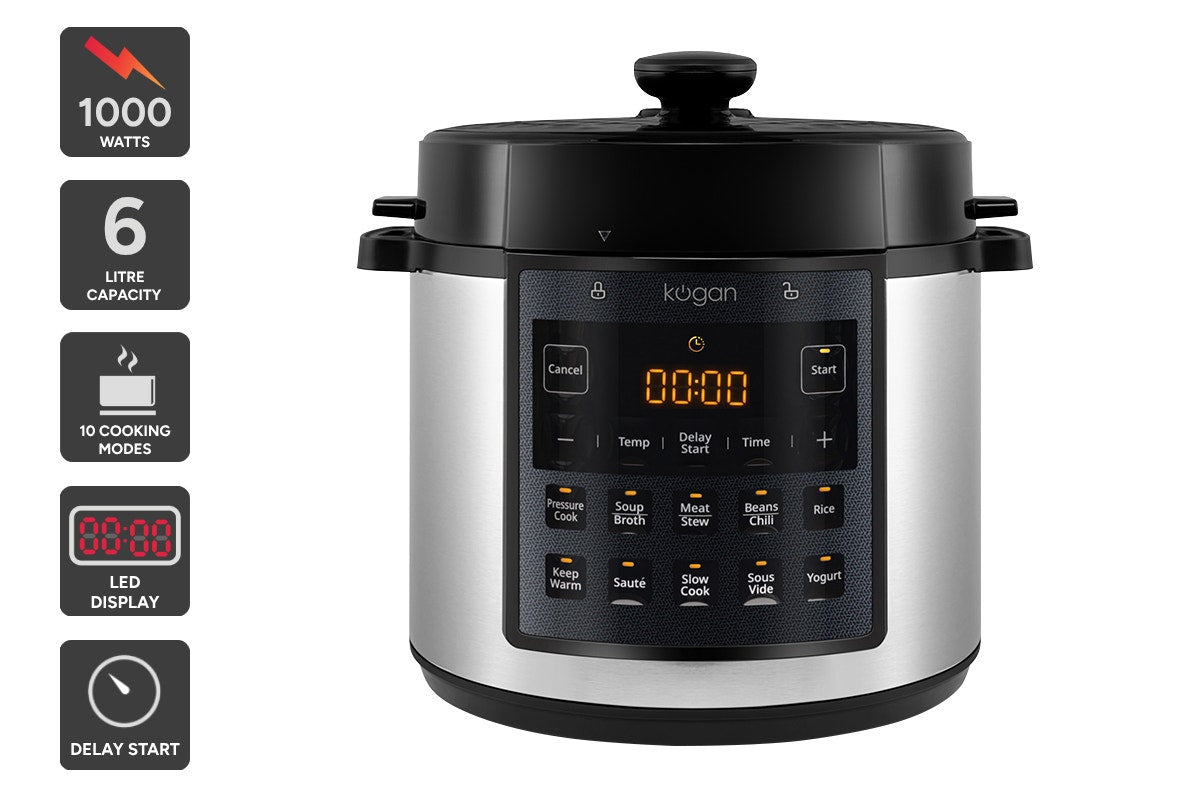 Kogan 6L 10-in-1 Multi Cooker