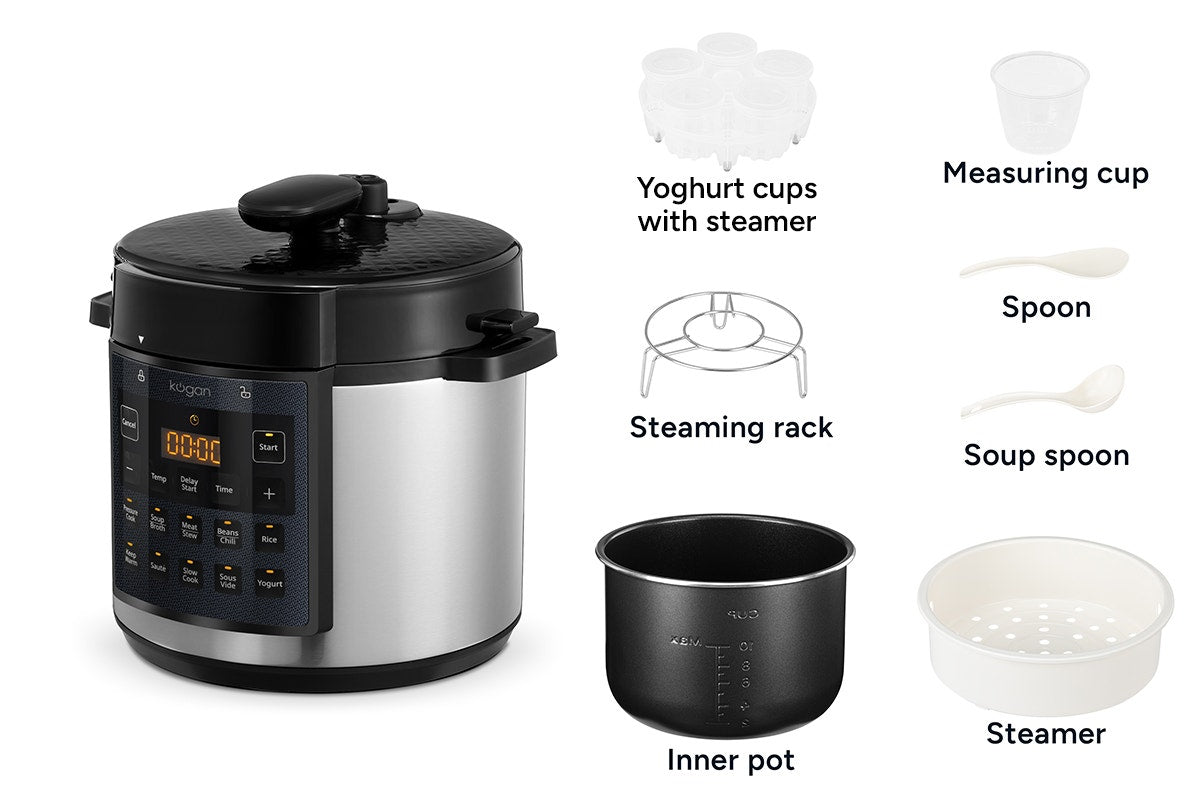 Kogan 6L 10-in-1 Multi Cooker