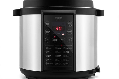 Kogan 6L 1000W 15-in-1 Multi Cooker (Silver) | Auzzi Store