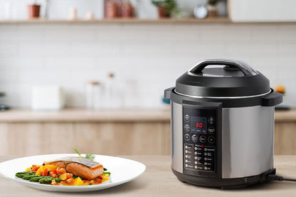 Kogan 6L 1000W 15-in-1 Multi Cooker (Silver) | Auzzi Store