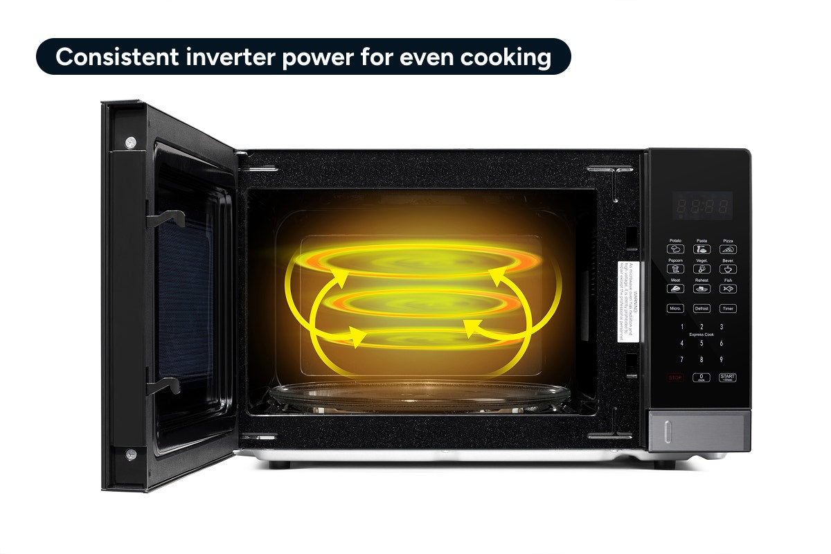 Kogan 34L Inverter Microwave Oven with Mirror Finish