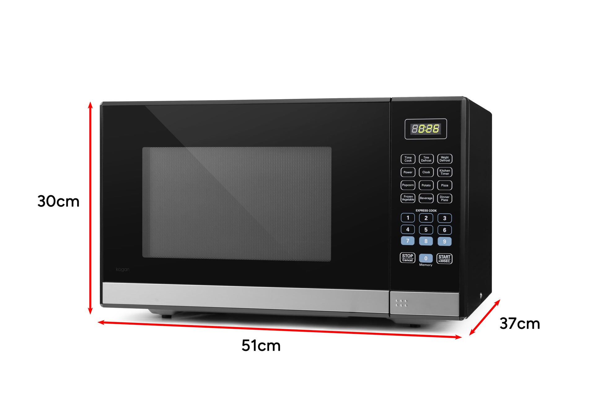 Kogan 34L Microwave (Black)