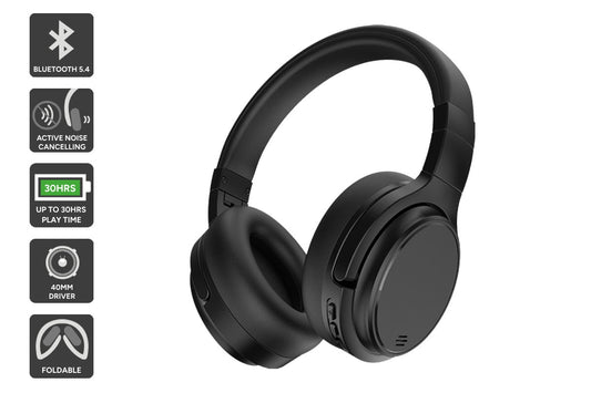 Kogan NC45 Pro Hybrid Noise Cancelling Headphones (Black)