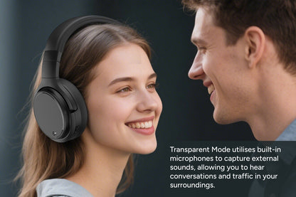 Kogan NC45 Pro Hybrid Noise Cancelling Headphones (Black)