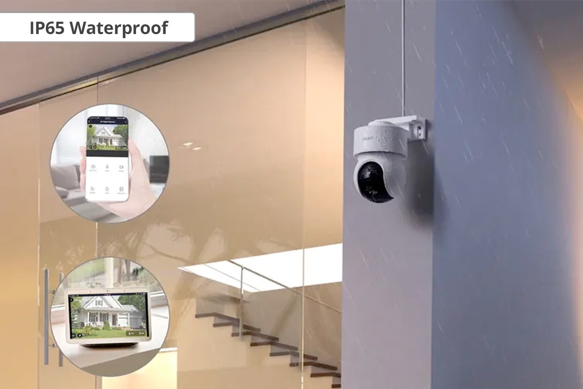 Kogan SmarterHome™ 5MP Outdoor Pan & Tilt Smart Security Camera with Spotlight