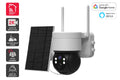 Kogan SmarterHome  4MP Outdoor PTZ Spotlight Smart Security Camera with Solar Panel