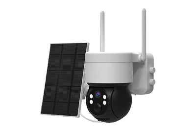 Kogan SmarterHome  4MP Outdoor PTZ Spotlight Smart Security Camera with Solar Panel
