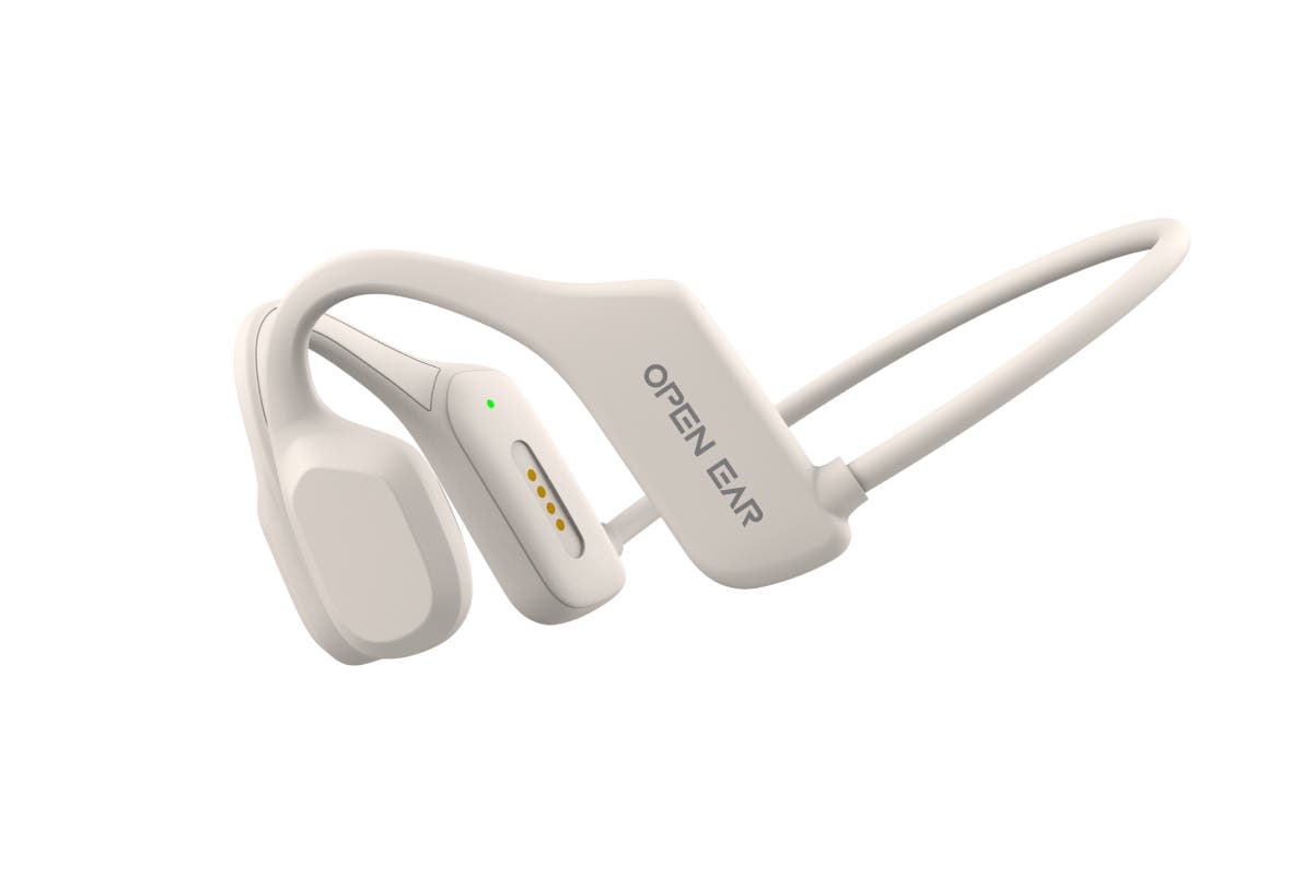 Kogan Open-Ear Bone Conduction Sports Headphones (White)