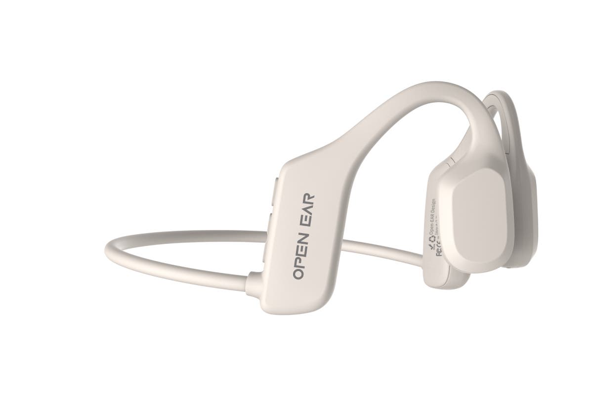 Kogan Open-Ear Bone Conduction Sports Headphones (White)