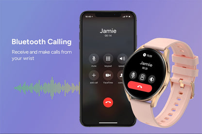 Kogan Pulse 3 Smart Watch (Rose Gold)