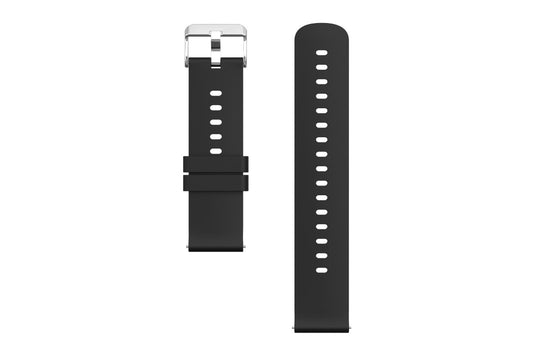 Silicone Strap for Kogan Pulse 3 Smart Watch (Classic Black)