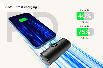 Kogan 5000mAh 20W PD Portable Power Bank (Lightning Connector)