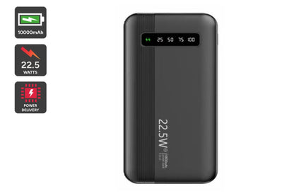 Kogan 10000mAh 22.5W PD Power Bank with USB-C Cable