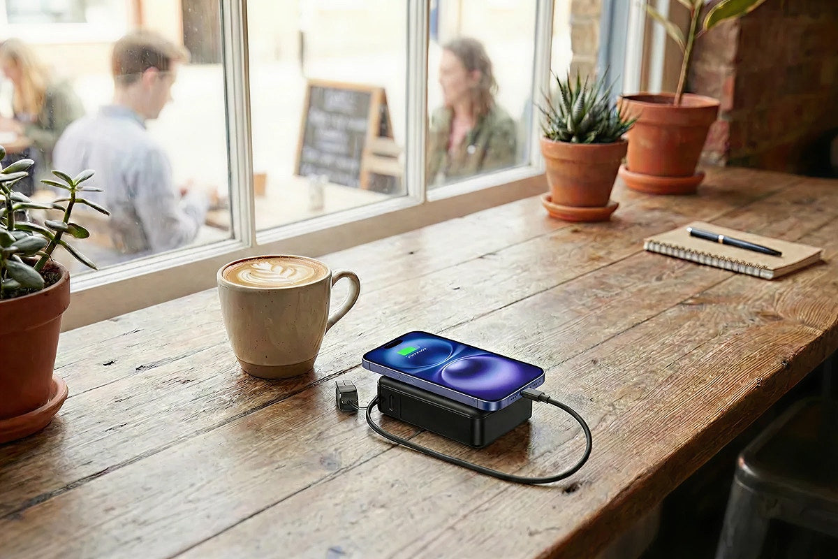 Kogan 10000mAh 20W PD Power Bank with Detachable USB-C Cable