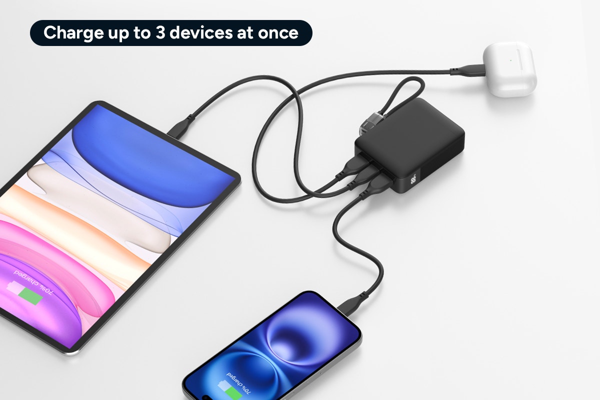 Kogan 10000mAh 20W PD Power Bank with Detachable USB-C Cable