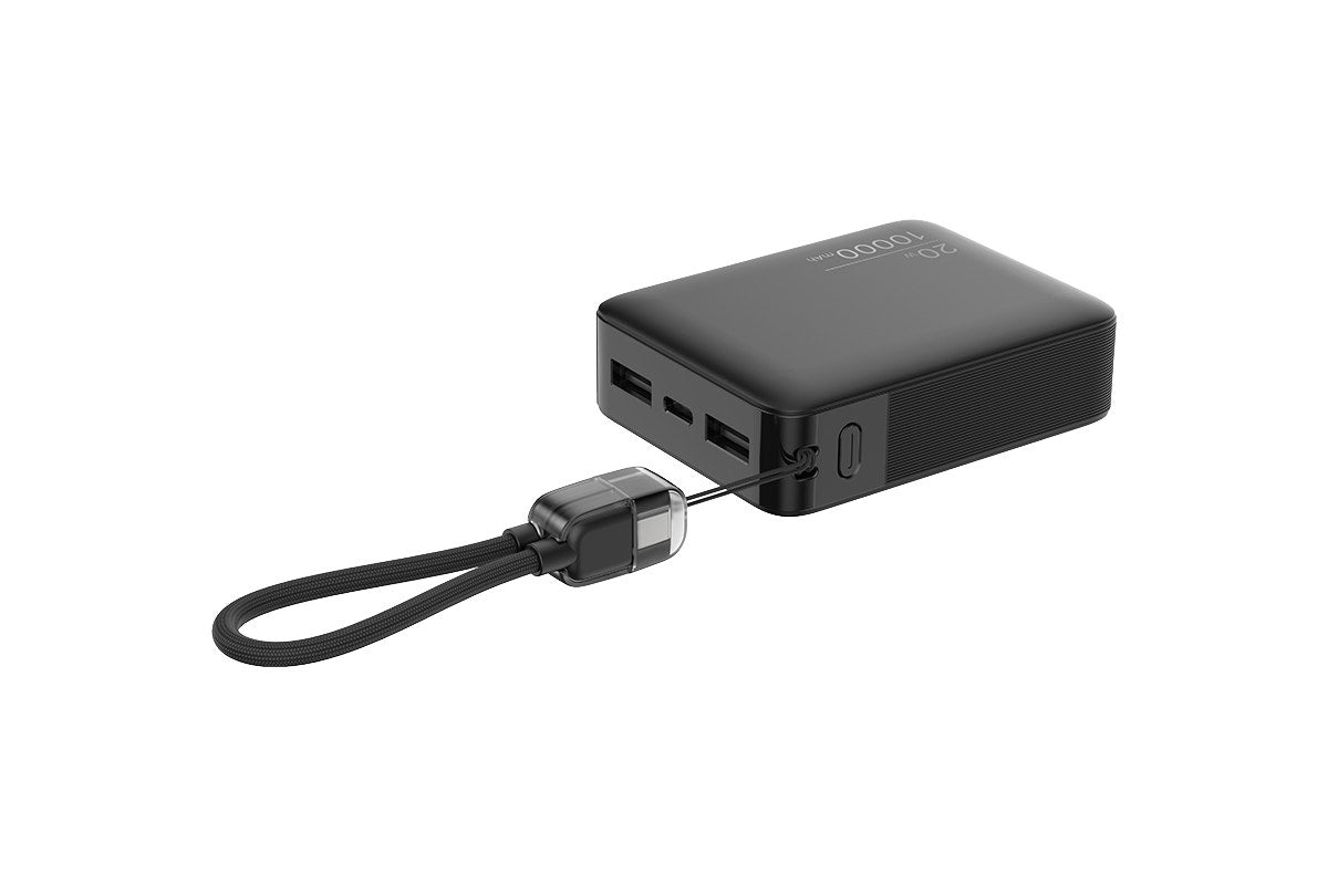 Kogan 10000mAh 20W PD Power Bank with Detachable USB-C Cable