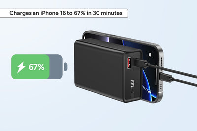 Kogan 20000mAh 20W PD Power Bank with Battery Display