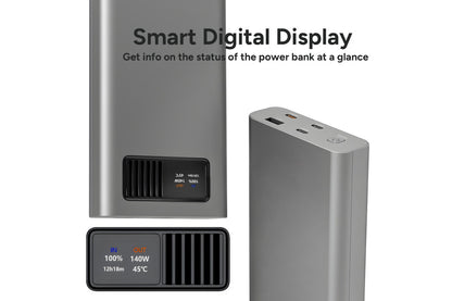 Kogan 27000mAh 140W PD Power Bank with Smart Digital Display  - 787 Series)