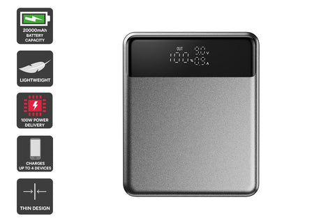 Kogan 20000mAh 100W PD Ultra Slim Blade Laptop Power Bank - Auzzistore