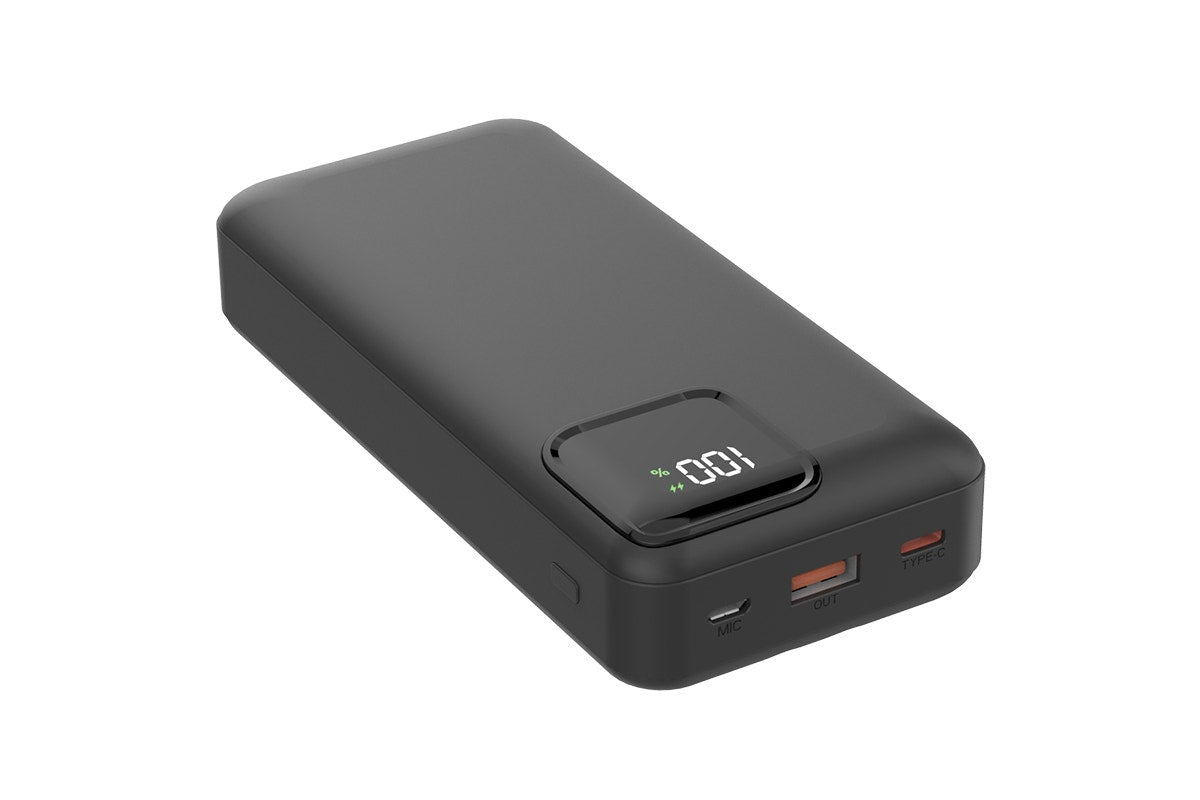 Kogan 20000mAh 20W PD Power Bank with Built-in USB-C & Lightning Cable