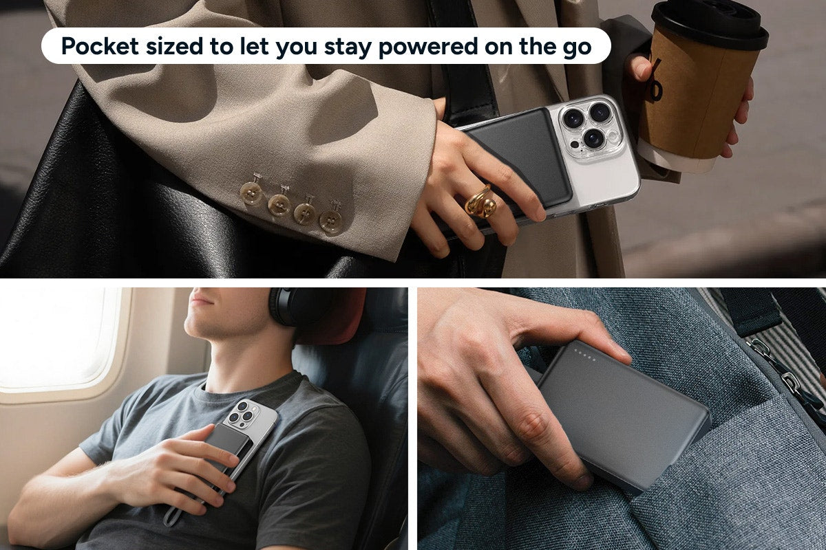 Kogan MagPulse 10000mAh Ultra Thin MagSafe Compatible Power Bank