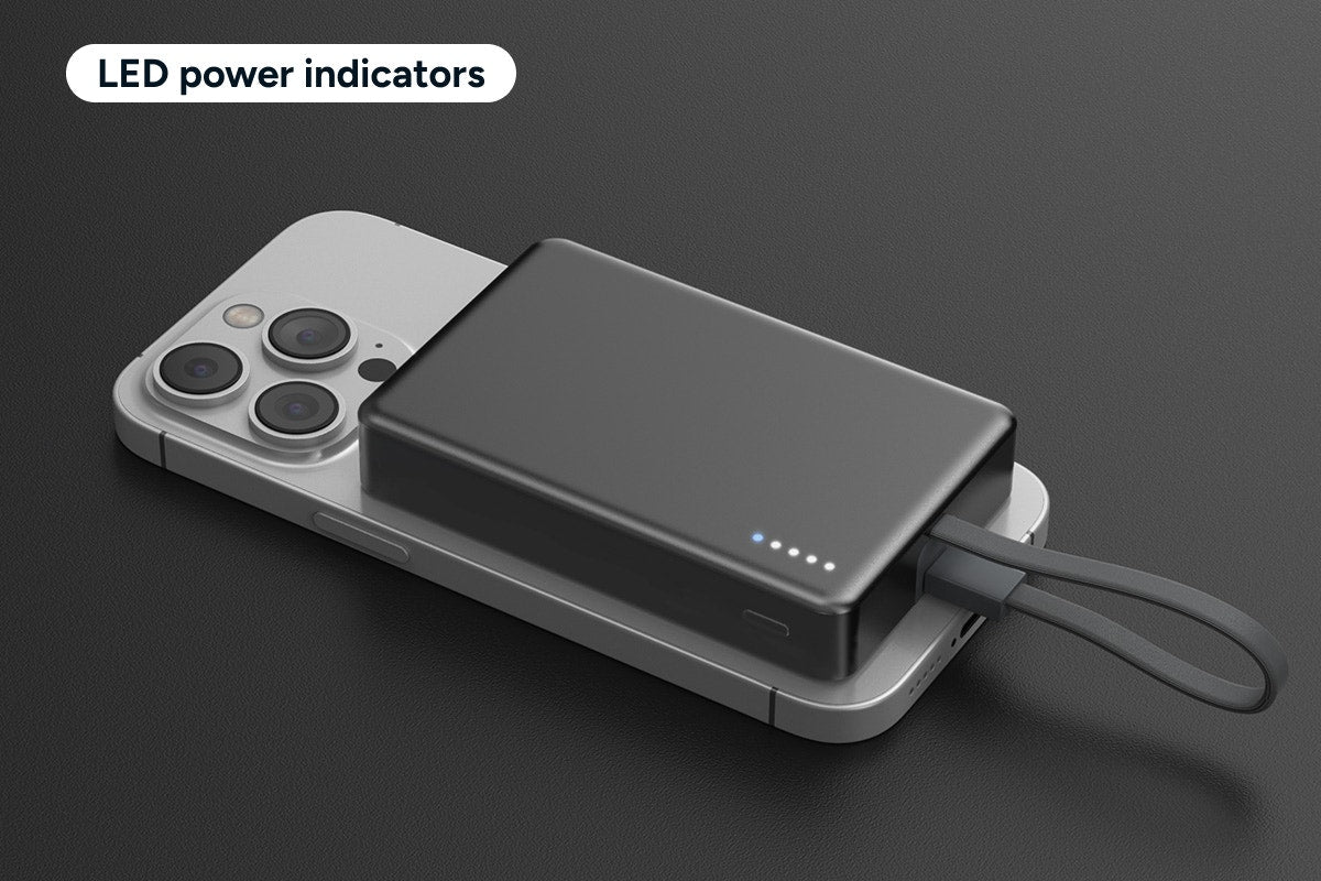 Kogan MagPulse 10000mAh Ultra Thin MagSafe Compatible Power Bank