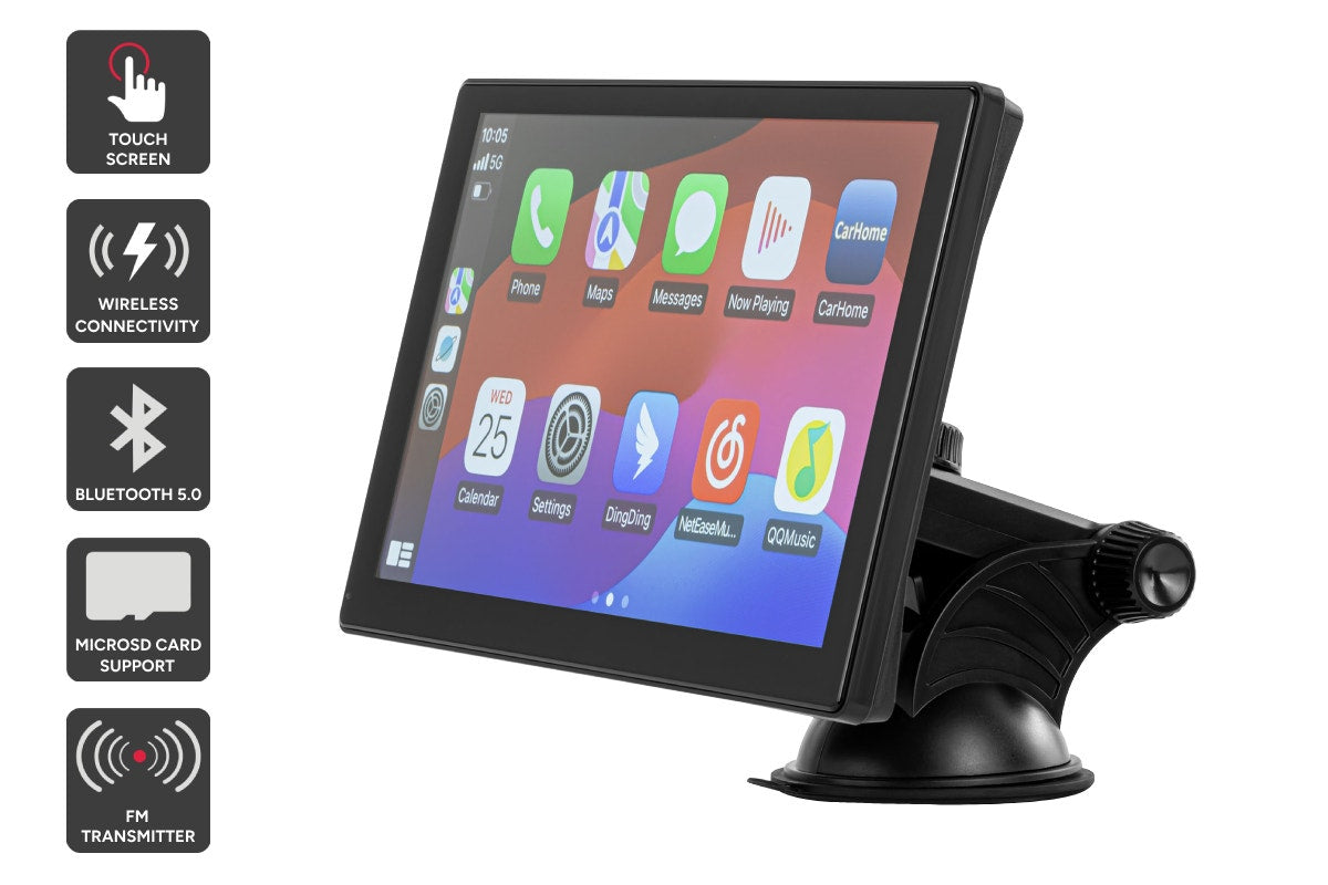 Kogan 9  Touchscreen Car Display with Apple CarPlay and Android Auto