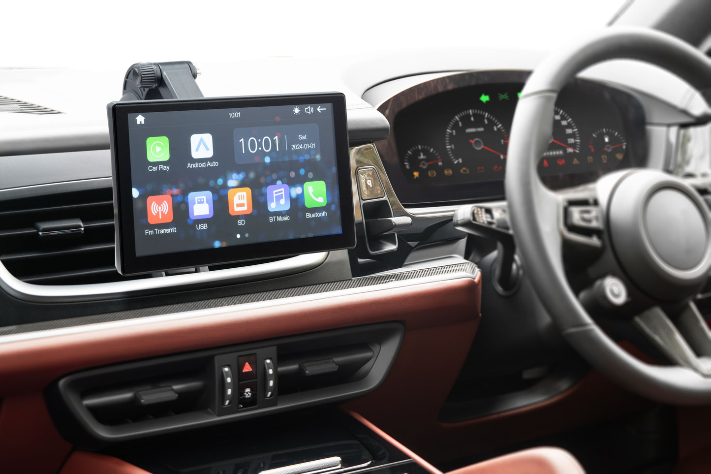 Kogan 9  Touchscreen Car Display with Apple CarPlay and Android Auto