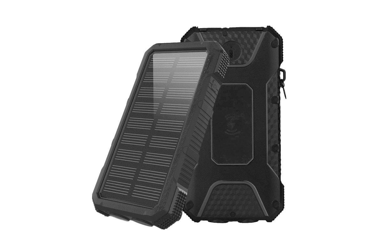 Kogan 20000mAh 18W PD IP54 Outdoor Power Bank with Built-in LED Light and Solar Panel