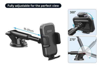 Kogan 2-in-1 Car Phone Holder for Dashboard and Air Vent