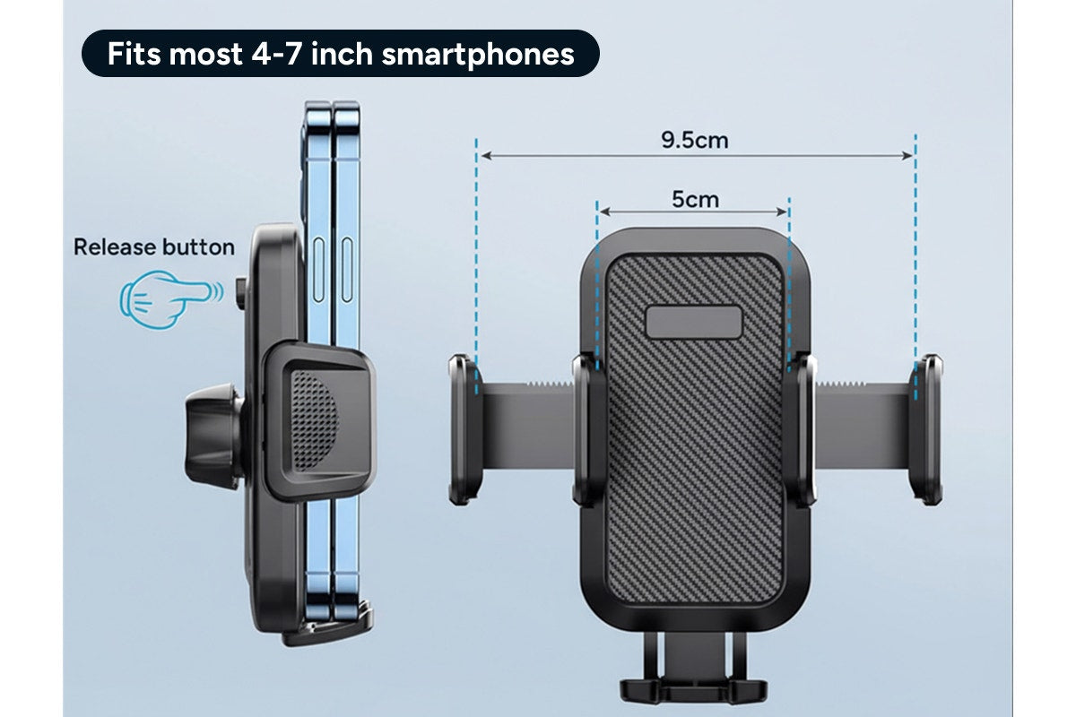 Kogan 2-in-1 Car Phone Holder for Dashboard and Air Vent
