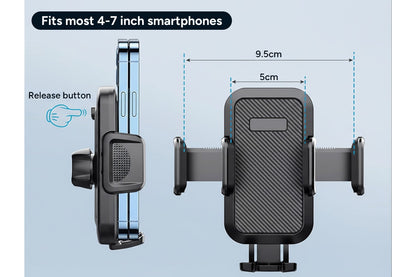 Kogan 2-in-1 Car Phone Holder for Dashboard and Air Vent