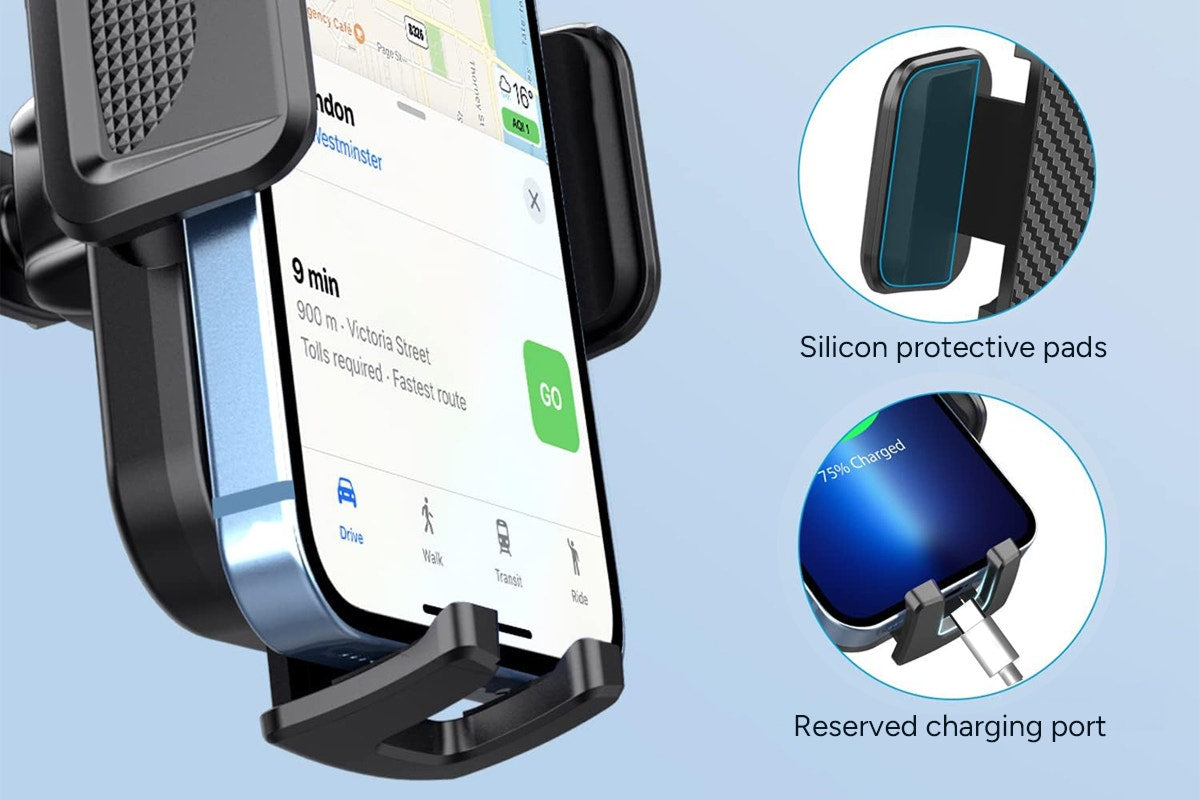 Kogan 2-in-1 Car Phone Holder for Dashboard and Air Vent