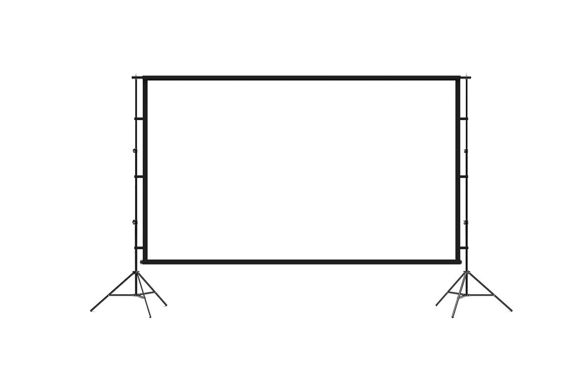 Kogan 100'' Double Tripod Projector Screen with Stand