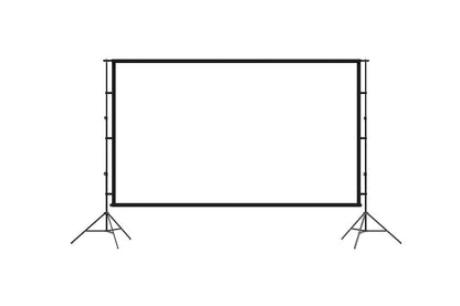 Kogan 100'' Double Tripod Projector Screen with Stand