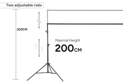 Kogan 100'' Double Tripod Projector Screen with Stand