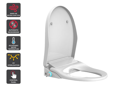 Kogan Auto-Open Ultra-Slim Wash & Dry Bidet
