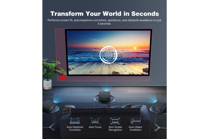 Kogan Smart AI Google TV Projector