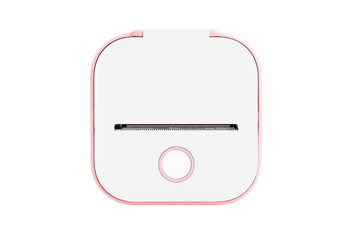 Kogan Mini Inkless Printer and Sticker Maker (Pink)