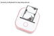 Kogan Mini Inkless Printer and Sticker Maker (Pink)